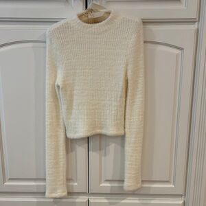 Anthropologie Cream Sweater